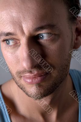 Portrait of a young adult man