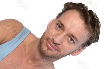 Portrait of a young adult man