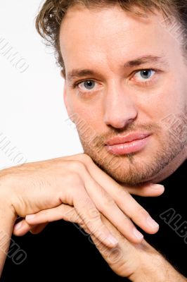 Portrait of a young adult man