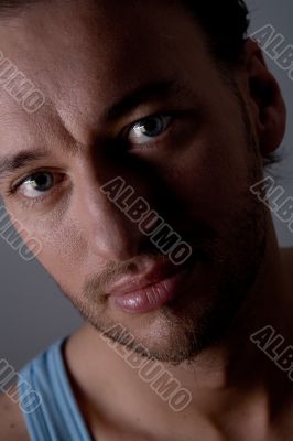 Portrait of a young adult man