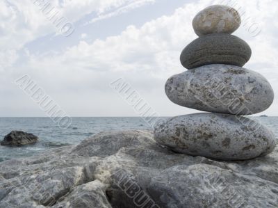 Pyramid from a pebble