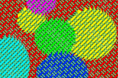 meshed colours