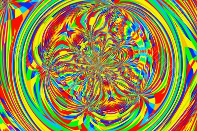 distorted colours