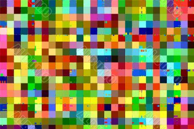 pixellated