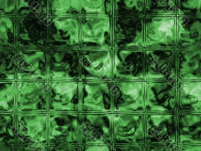 Green glass blocks