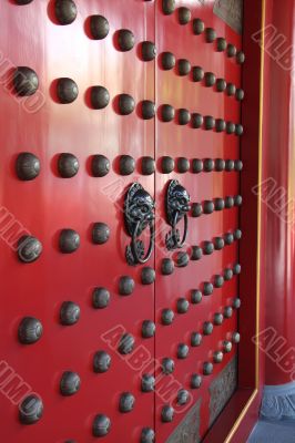 Chinese temple doorway
