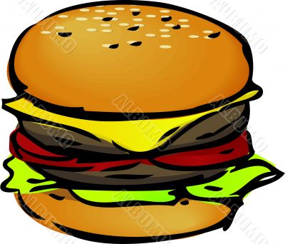 Hamburger illustration
