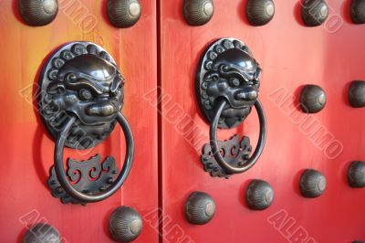 Chinese temple doorway