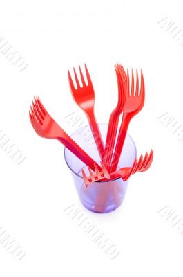 cup with fork