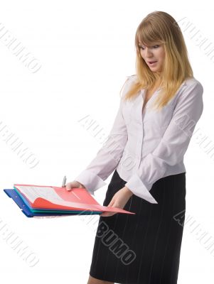 office girl