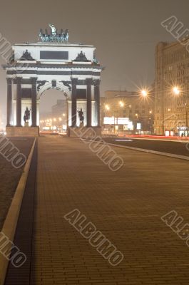 monument in the Moscow city