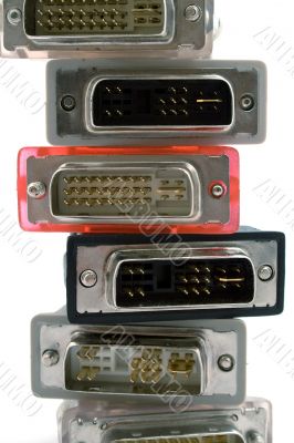 adapters vga-dvi on a white background.
