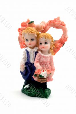 Souvenir - toy on a white background. isolated