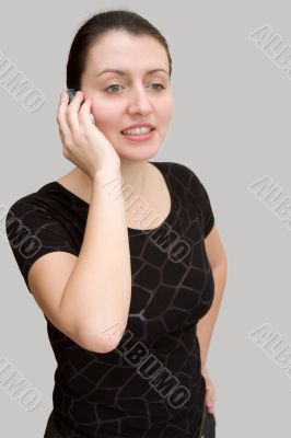 girl with mobile phone