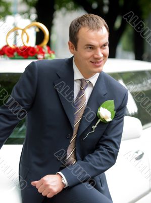Smiling Handsome Groom