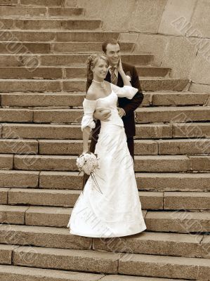 Bride and Groom Portrait