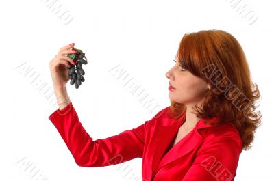 green grape and red lady