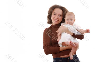 smiling mother