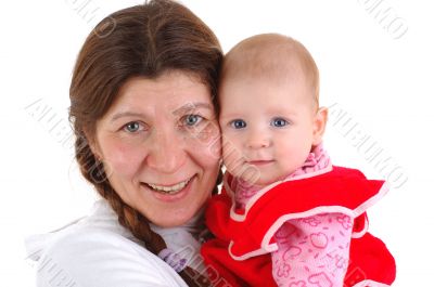 granny and a baby