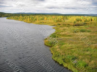 River coastline