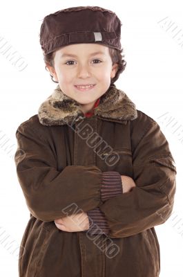 child whit hat