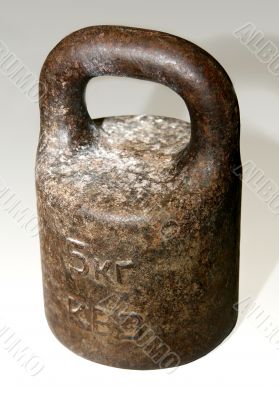 Metal weight .