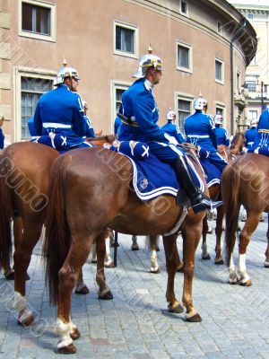Mounted Royal Guards