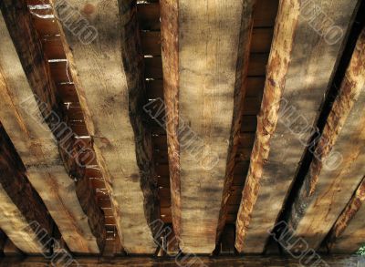 bridge wood background