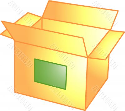 Open box icon or symbol