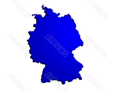 German 3d map