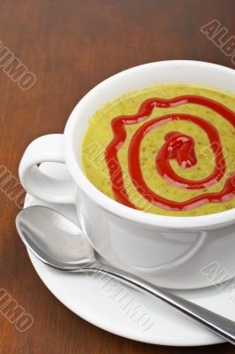 Spinach puree