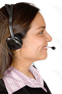 Beautiful Business Customer Support Girl