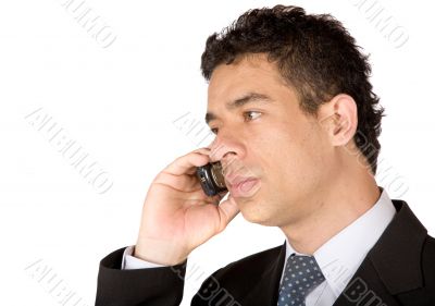 businessman on the phone