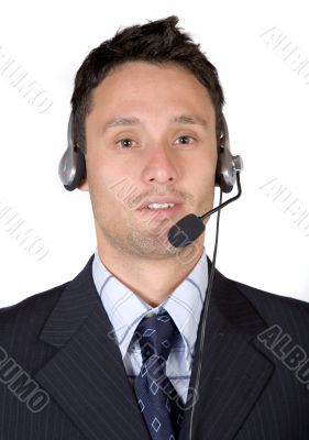 business customer service man