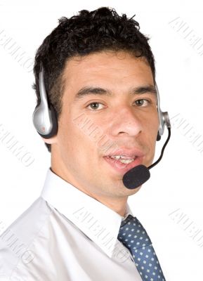 business customer service guy