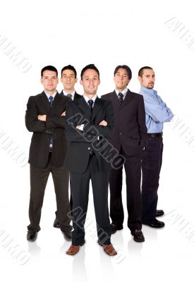 confident business team work