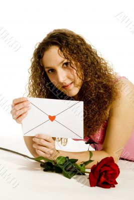 young girl in love