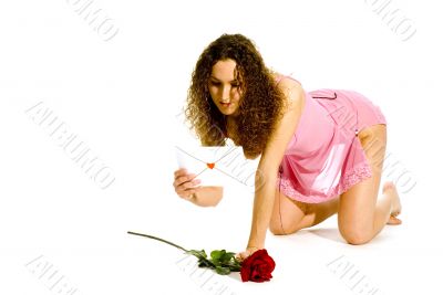 Woman in love
