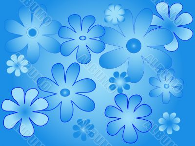 Blue flowers