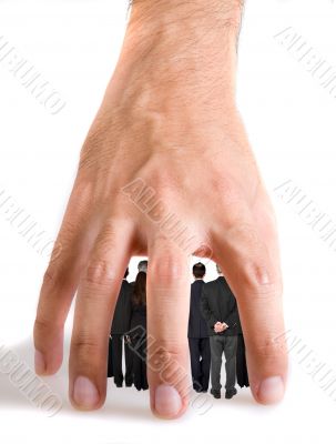 business team in prison