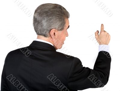business senior presenting