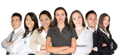diverse business team