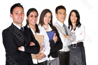business team on white