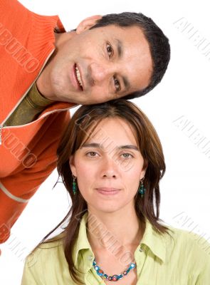 couple smiling