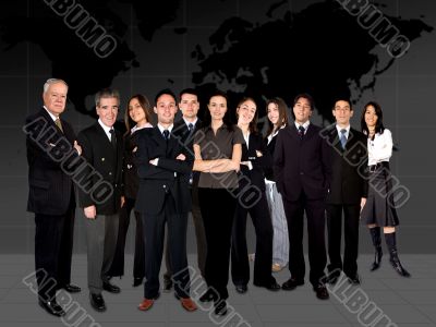 business team worlwide