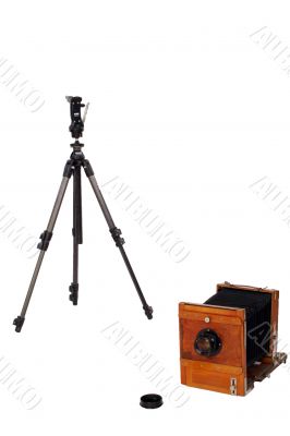 Photo camera and tripod