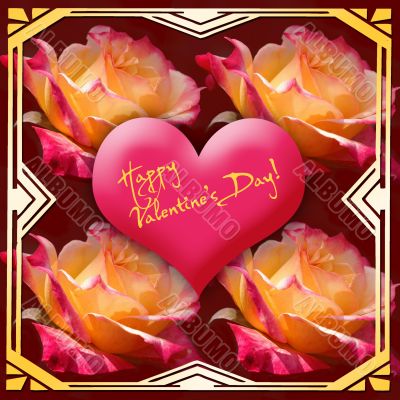 Valentines Day Greeting Heart