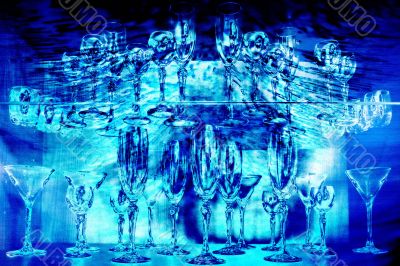 abstract background with scene