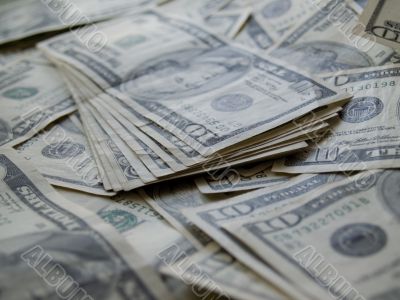 Dollars background