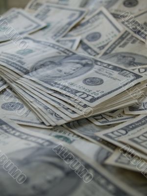Dollars background